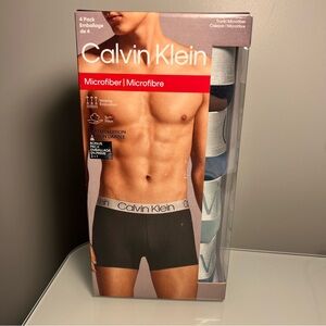 Calvin Klein Men's Microfiber Boxer Briefs - Blues